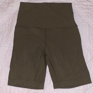 6" Lululemon biker shorts
